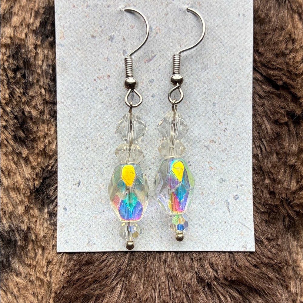 Elegant Crystal Drop Earrings